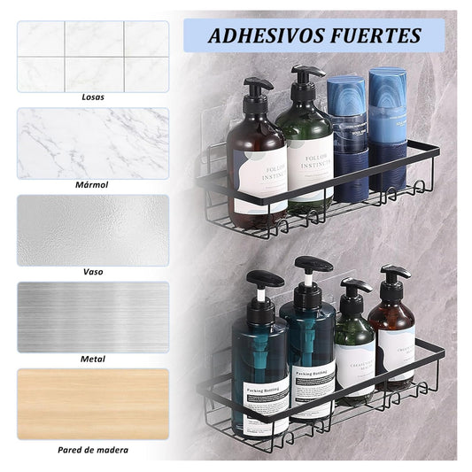 Organizador Adhesivo Baño 5pcs Multi Uso